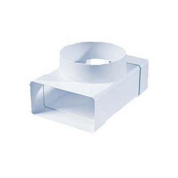 Тройник плоский с переходом на круг.(55*110)/531Р