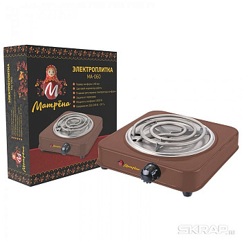Электроплитка Матрена МА-060 коричневая ТЭН d006056