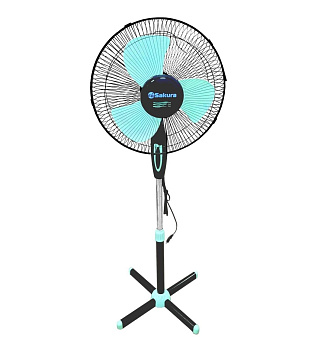 Вентилятор напольный SA-11BR черн/мятный