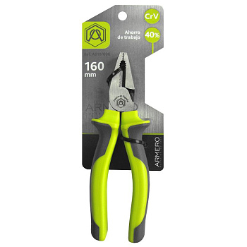 ARMERO Плоскогубцы комбинированные, 160 мм, CrV/А610/006 