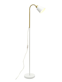 Напольный светильник HT-731W  белый металлический Е27