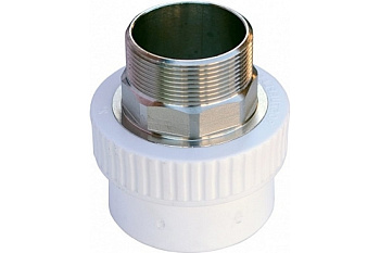 Муфта переходная Н.Р  40х1" (Valfex) белая