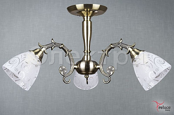 Светильник потолочный 11411-0.3-03 E27 60W бронза/белый