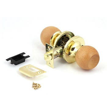 Защелка круглая AVERS 6072-05 G/BEECH/светлое дерево 