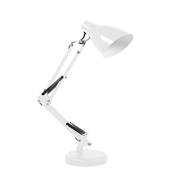 Светильник  GTL-054 белый LOFT /подставка+струбцина/Е27*60Вт/General