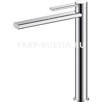 Смеситель для раковины, латунь, керамический картридж d=35 F1067-2 хром