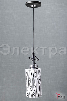 Светильник потолочный 02040-0.4-01 E27 40W черный/белый