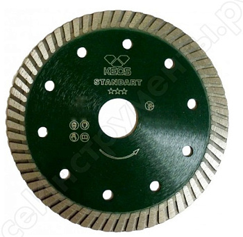Диск алмазный KEOS TURBO по граниту 125*22,23мм/DBS03.125