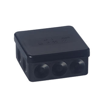 Коробка распределительная наружная 86*86*40 IP65 черная АВВ***