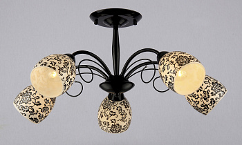 Люстра Full Moon Sch MX10305T-5, 5*Е14/40W (57*57*32)