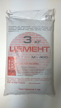 Цемент М400(Пикалево) 3 кг*