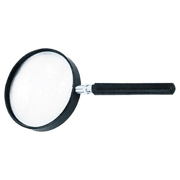 Лупа 3 кратная, D 75 мм, с рукояткой Sparta/913715