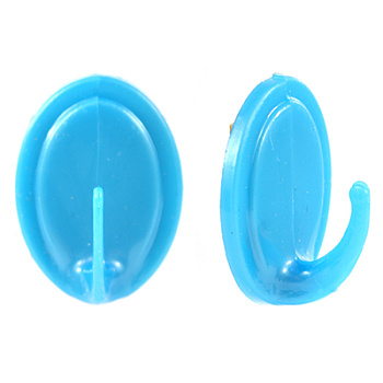 Крючок на липучке "Овал" цвета ассортимент