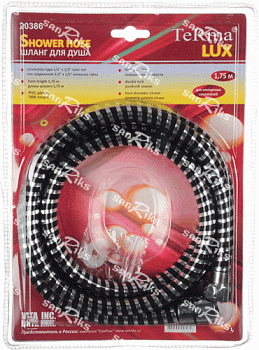 Шланг для душа TERMA/MELODIA  175 см.(имп/имп) ПВХ /20386
