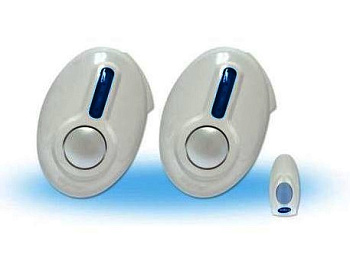 Звонок беспроводной КОС_AG520С до 150м/32мелодии/бел/Космос***