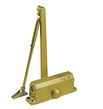 Доводчик НОРА-М №4S 120кг/морозстойкий/золото