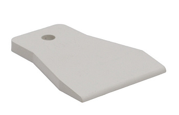 Шпатель резиновый белый  60мм/1027-60