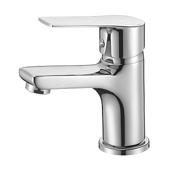 Смеситель для умывальника, латунь, керамический картридж 35 мм HELIC Milardo