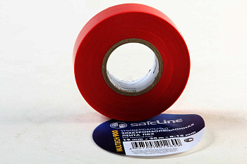 Изолента красная 19мм*20м Safe Line/KRANZ