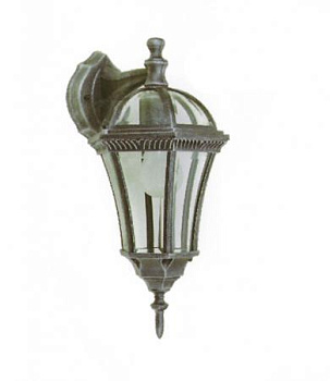 Светильник уличный EL-640DN 60Вт черненое золото/Е27/IP44/вниз/***