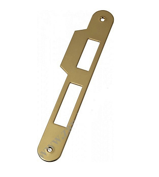 Ответная планка 501.18 196мм с заходом золото