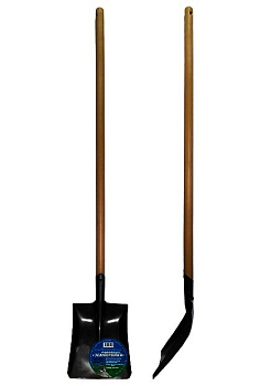 Лопата совковая"Землеройка" 1450мм с черенком/0112-Ч