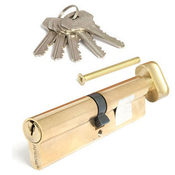 Цилиндровый механизм SC-110-Z-C-G ключ-завертка золото 