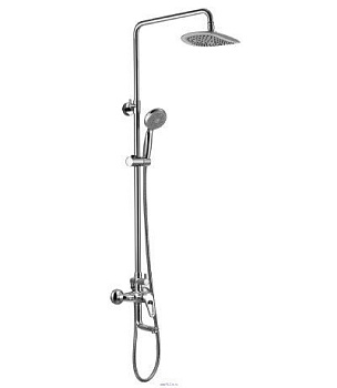 Смеситель  LeMark Omega для душа с верхней  душевой лейкой/LM3160C