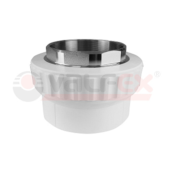 Муфта переходная В.Р. 40*1 1/2" под ключ Valfex белый