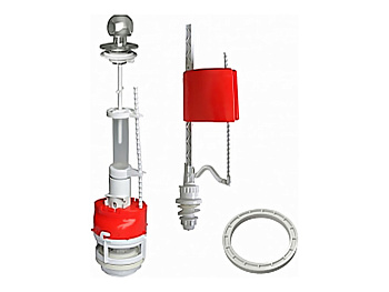ИНКОЭР Арматура для смывного бачка  (шток,старт-стоп) нижний подвод /СБА-Нпр-А-В/23661***