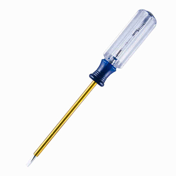 Отвертка-тестер с прямым шлицем Brigadier CRISTALL 31065