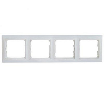Рамка 4-ая белая Valena