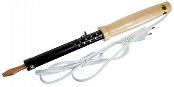 Паяльник электрический 40W деревянная ручка/ SP-01007