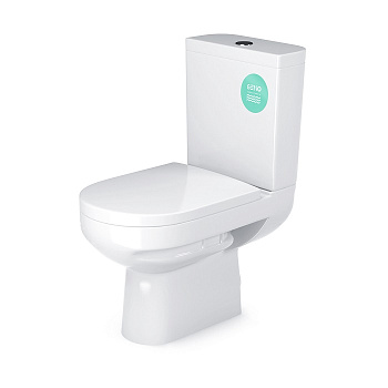 Унитаз-компакт "ЮПИТЕР"HOME De Luxe горизонтальный  выпуск, сиденье микролифт(арматура Псков)