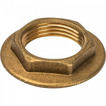 Крепление для смесителя (контрагайка латунь с бортиком)DK-395 3/4