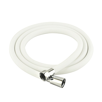 Шланг для душа MELODIA Wonder Silicon Antitwister 1/2*1/2 L150 белый MKP34436 