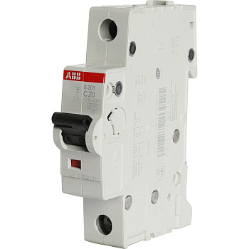 Автомат АВВ  1П  20А S201 6кА/сер.С