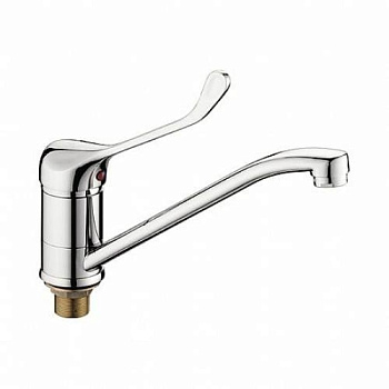 Смеситель LEDEME для  кухни, хирургическая ручка, латунь, керамический картридж d=40/L4979