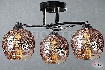 Светильник потолочный 26310-0.3-003A CR BK E27 60W