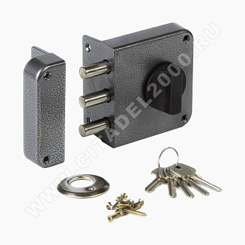 Замок накладной Аллюр ЗН 1-2-3  (аналог ЗН1-3-2 Форт)