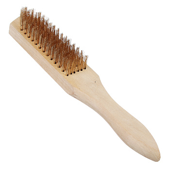 ЕРМАК Щетка металлическая с деревянной ручкой 6-и рядная 