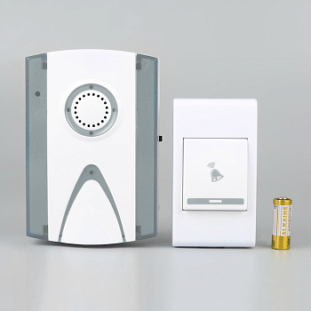 Звонок  беспроводной General 36мелодий GDB-B-002/белый/2АА