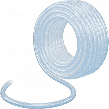 Шланг поливочный прозрачный армированный 3-х слойный 3/4" 15 м/PALISAD/67435