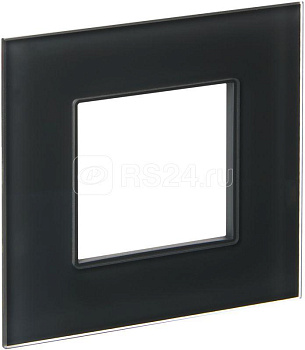 Рамка 1-м SKANDY SK-F01G стекло графит IEK 