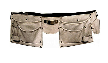 Пояс кожаный 13 карманов строительный/12510***