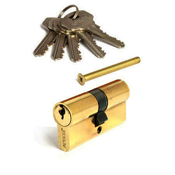 Цилиндровый механизм 70-Z/ключ-ключ/латунь