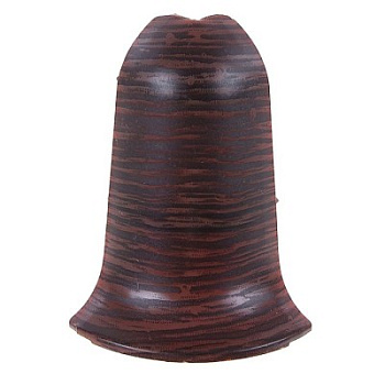 Угол наружный к плинтусу "Идеал Классик" (2шт) 55мм /Каштан 351/венге 301