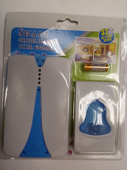 Звонок беспроводной SMART/DC колокольчик в ассортименте/32мелодии/2АА