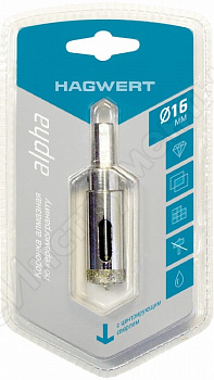 Коронка-сверло 20 мм по керамограниту и керамике ПРАКТИКА/Rennbohr/Hagwert