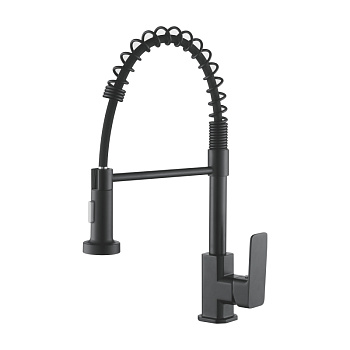 Смеситель Ledeme L4080B черный кухня